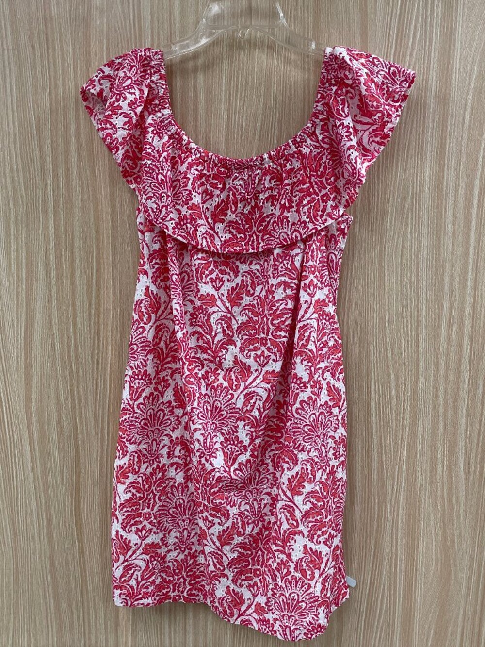 Tommy Bahama Pink Eyelet Dress Size Small